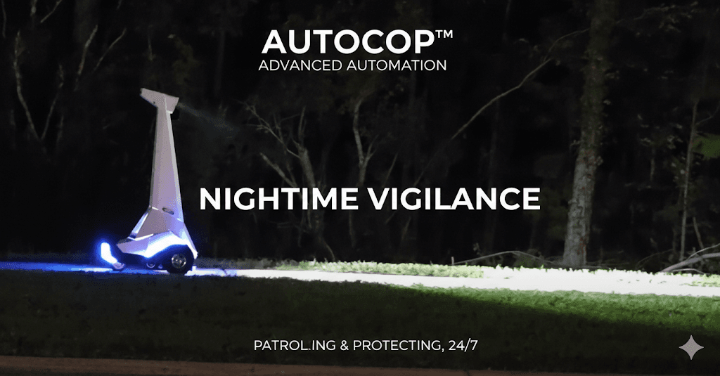 RoboCor Guardian - AutoCop Security Robot